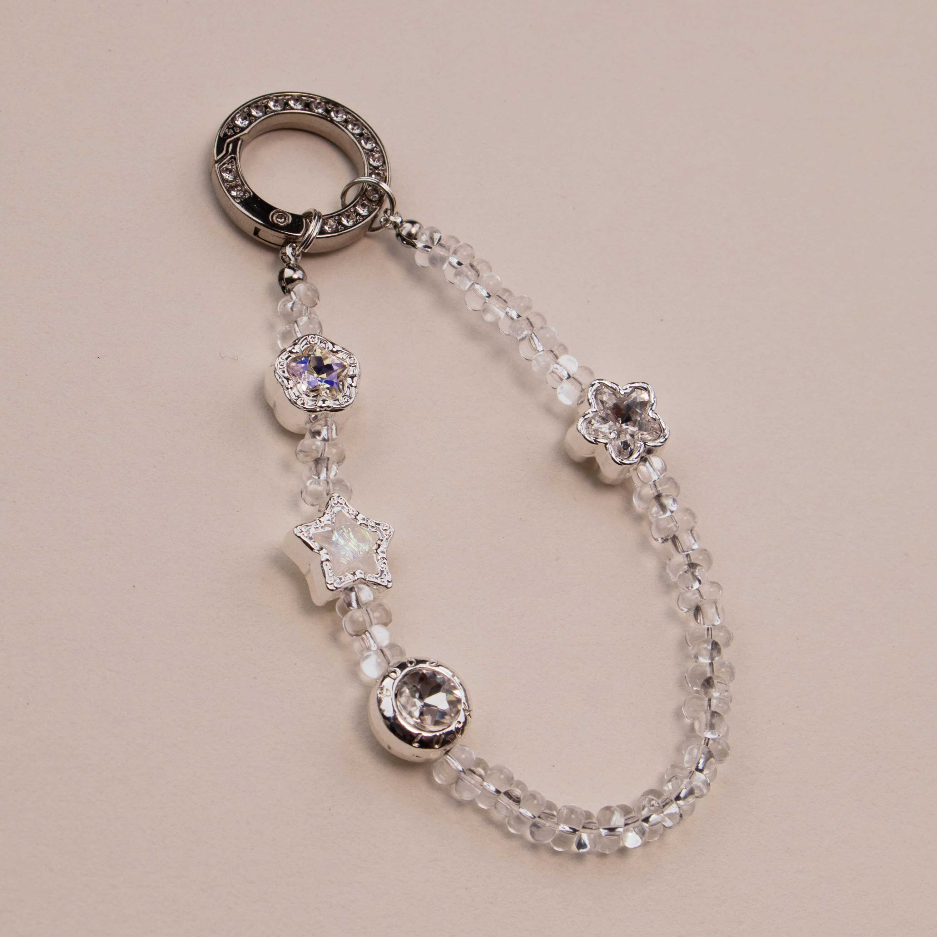Quiet Star Beaded Phone Charm