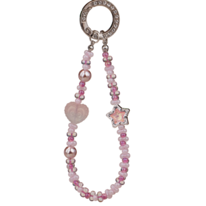 Honey Light Beaded Phone Charm